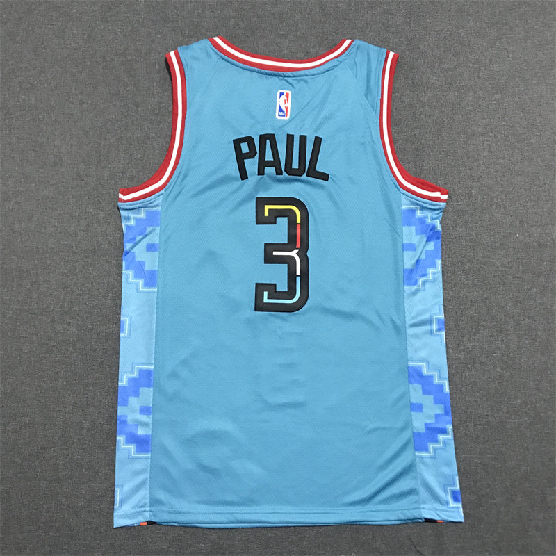 Men's Phoenix Suns Chris Paul Turquoise 2022/23 Swingman Jersey - City Edition