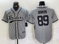 Men's Las Vegas Raiders Brock Bowers Gray Game Jersey