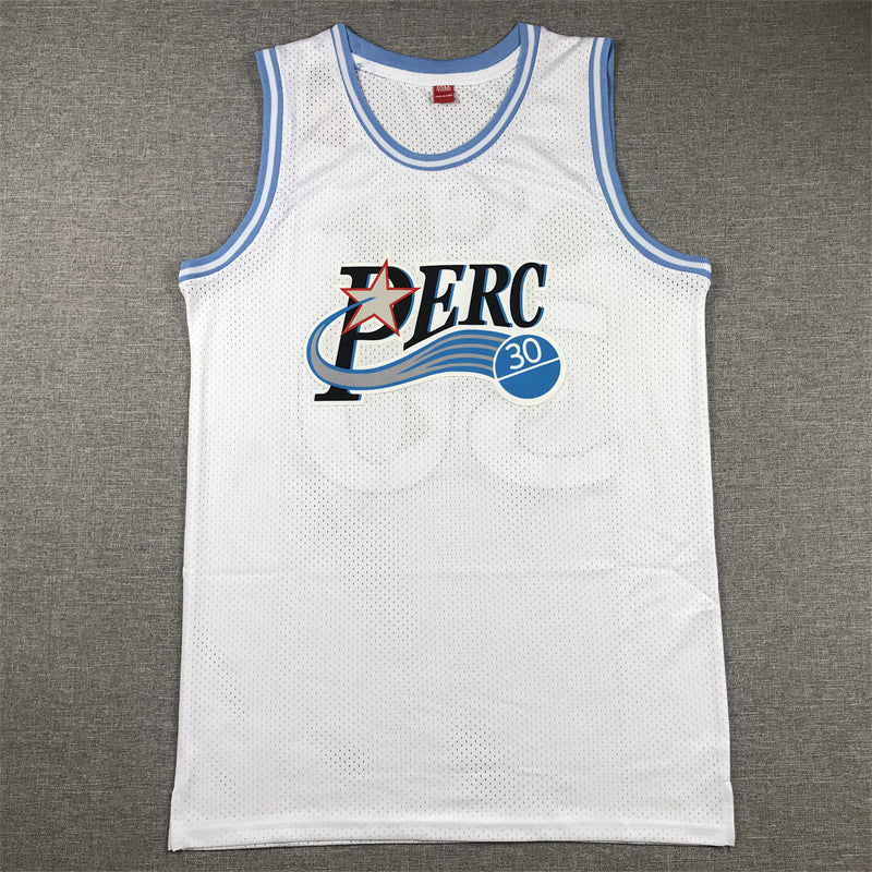 Men's Perc O'Cet Movie White Basketball Jersey