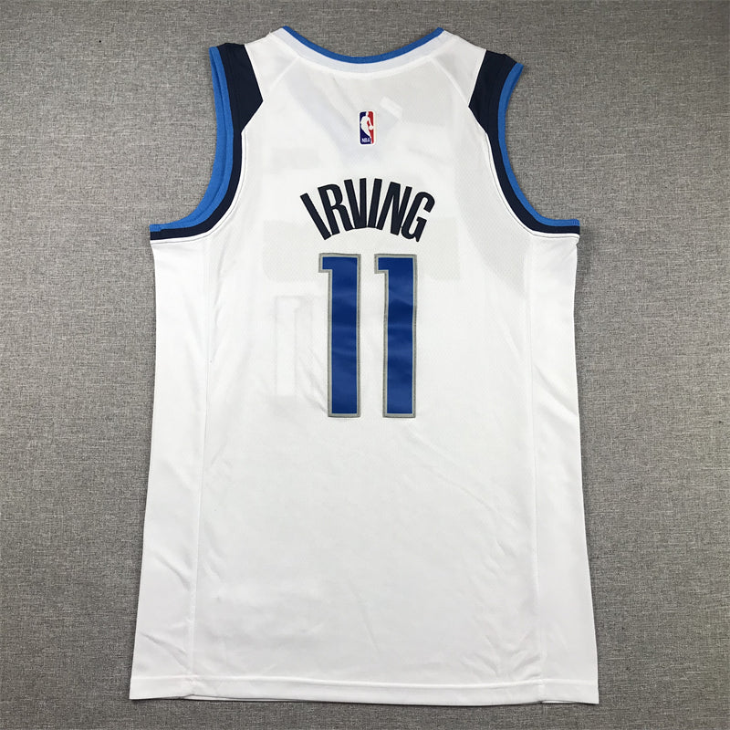 Men's Dallas Mavericks Kyrie Irving White Fastbreak Jersey - Association Edition