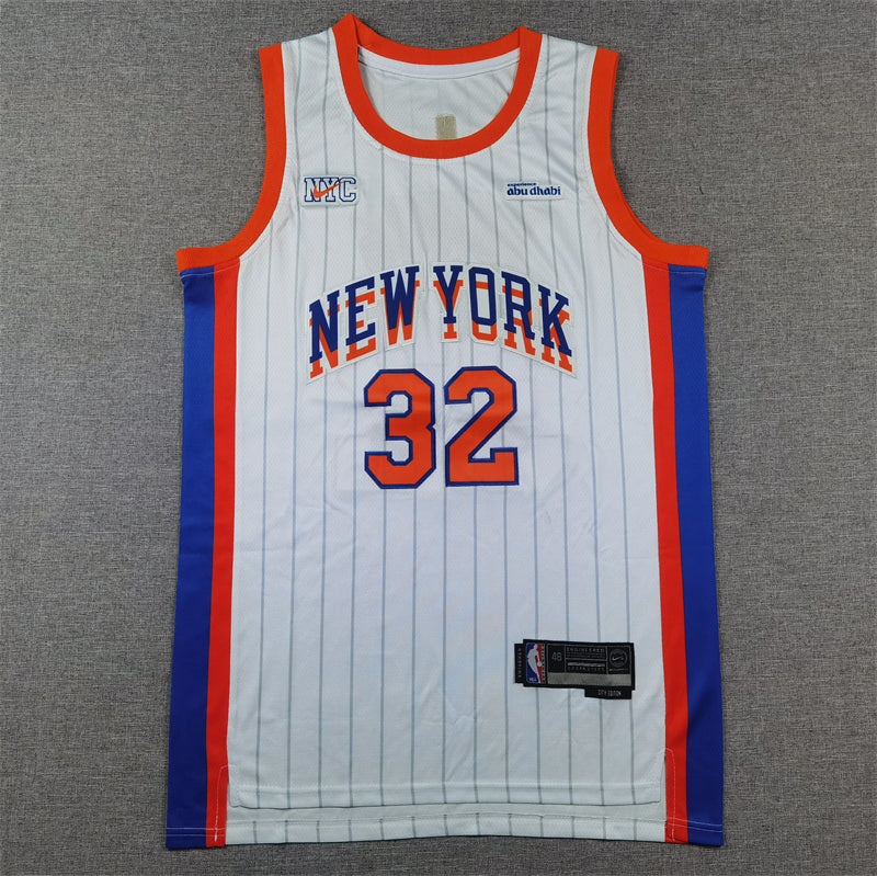 Men's New York Knicks Karl-Anthony Towns White 2024/25 Swingman Player Jersey - City Edition