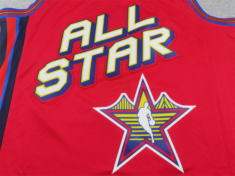 Men's San Antonio Spurs Victor Wembanyama Red 2025 NBA All-Star Game Swingman Player Jersey