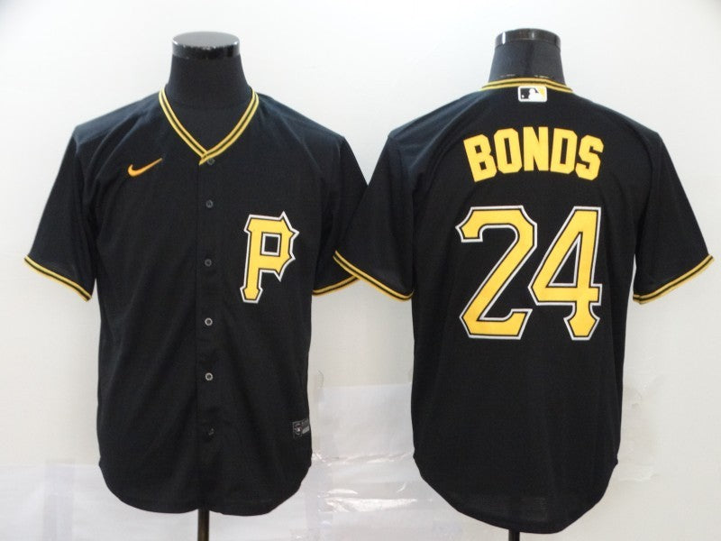 Men's Pittsburgh Pirates Barry Bonds Black Replica Baseball Jersey