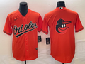 Men's Baltimore Orioles Orange Alternate Replica Player Jersey