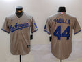 Men's Los Angeles Dodgers Vicente Padilla Gray Game Jersey