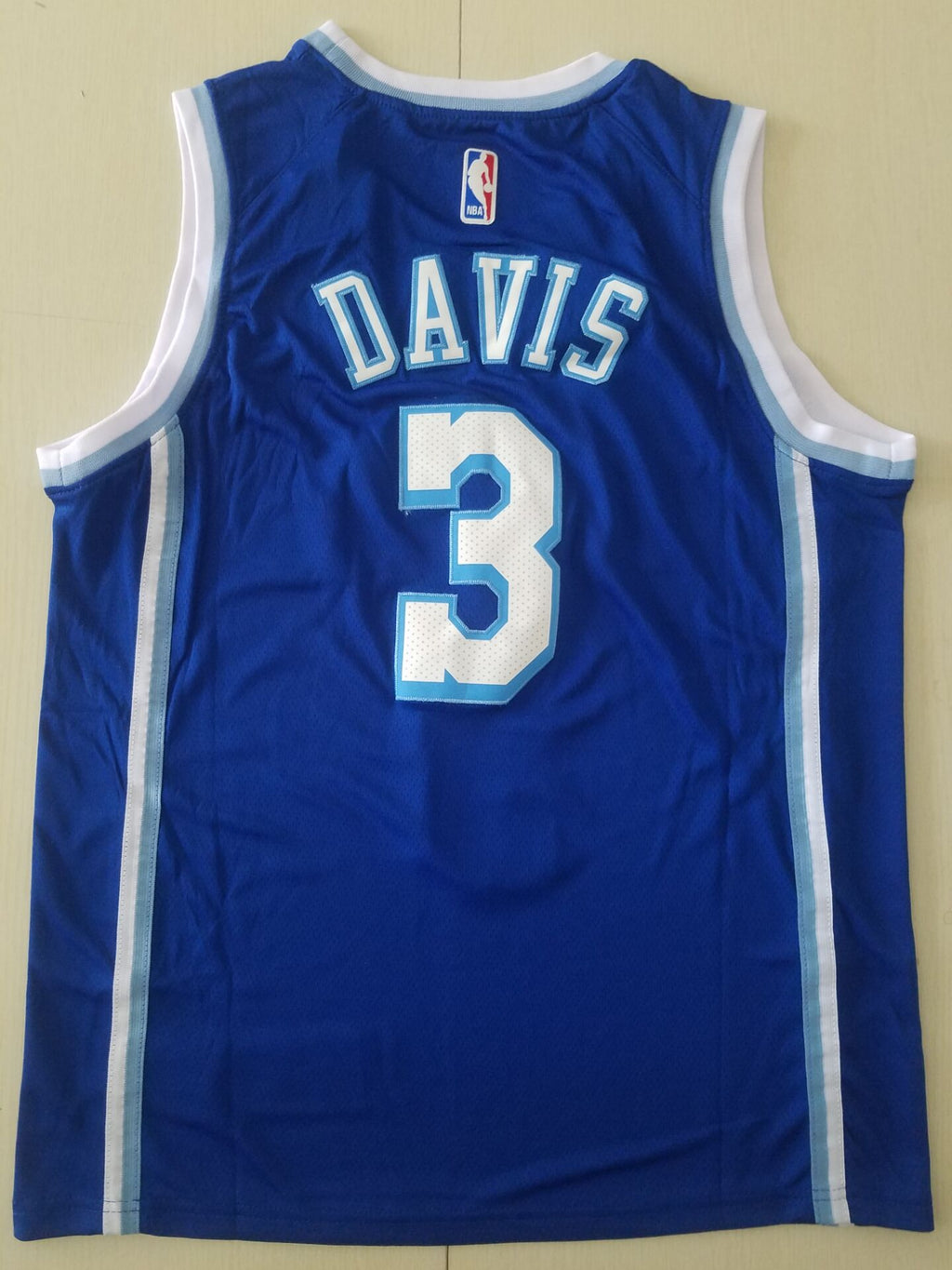 Men's Los Angeles Lakers Anthony Davis Blue NBA Swingman Jersey