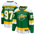 Men's Minnesota Wild Kirill Kaprizov Fanatics Green 2023/24 Alternate Breakaway Jersey