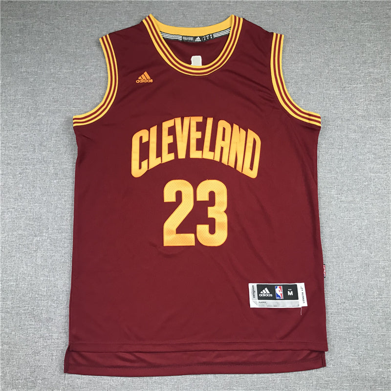 Men's Cleveland Cavaliers LeBron James Red Swingman Fashion Jersey