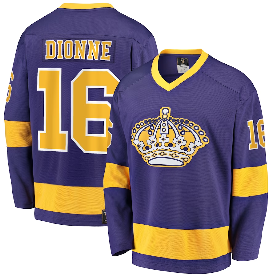 Men's Los Angeles Kings Marcel Dionne Purple Premier Breakaway Retired Player Jersey