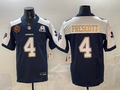 Men's Dallas Cowboys Dak Prescott Navy Game Team Jersey