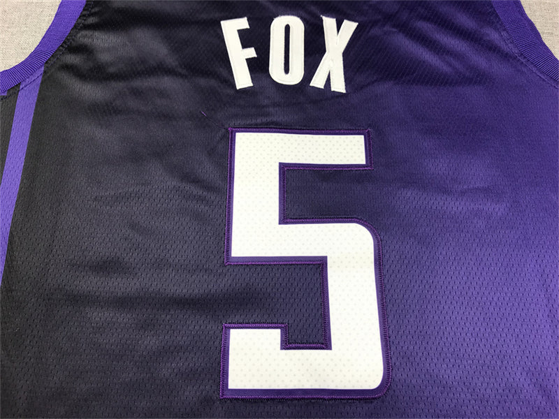 Men's Sacramento Kings De'Aaron Fox Purple Swingman Jersey - Statement Edition