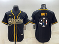 Men's Pittsburgh Steelers T.J. Watt Black Alternate Jersey Joint edition