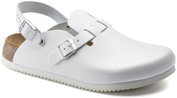 Birkenstock Kay SL 1018229 Natural Leather Narrow Fit White Sandals