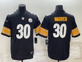 Men's Pittsburgh Steelers Jaylen Warren Black Game Jersey