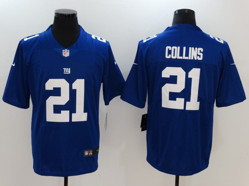 Men's New York Giants Landon Collins Blue Game Jersey