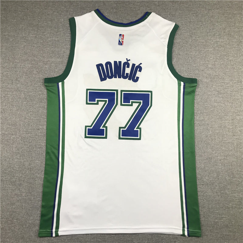 Men's Dallas Mavericks Luka Doncic White 2021/22 Swingman Jersey - City Edition