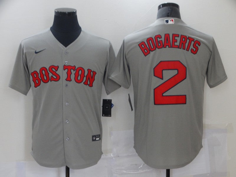 Men's Boston Red Sox Xander Bogaerts Gray Replica Baseball Jersey
