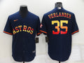 Men's Houston Astros Justin Verlander Navy Replica Player Jersey