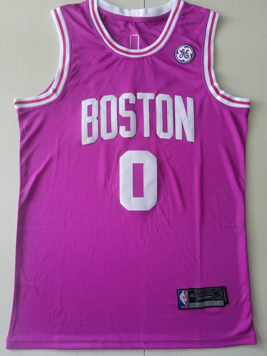 Men's Boston Celtics Jayson Tatum NBA Swingman Jersey - Mei Red