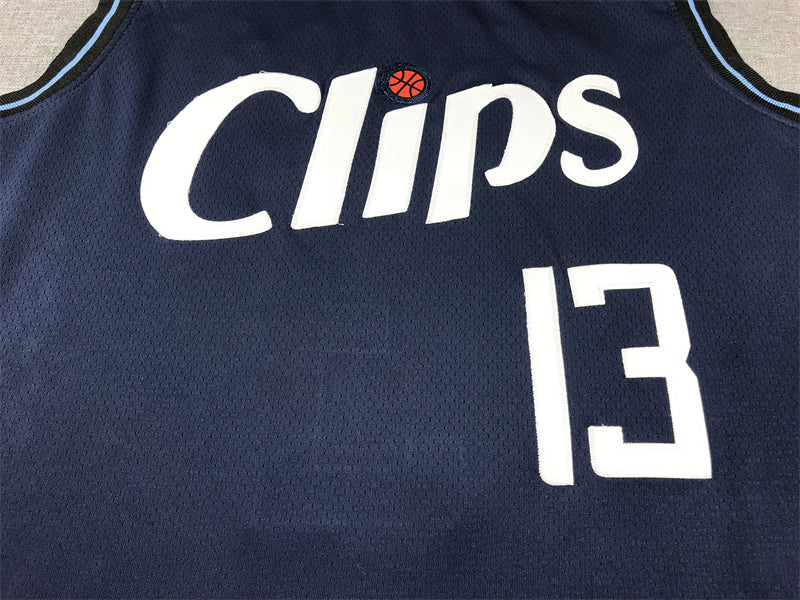 Men's LA Clippers Paul George Navy 2023/24 Swingman Jersey - City Edition