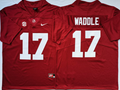 Men's Alabama Crimson Tide Jaylen Waddle Crimson Player Game Jersey