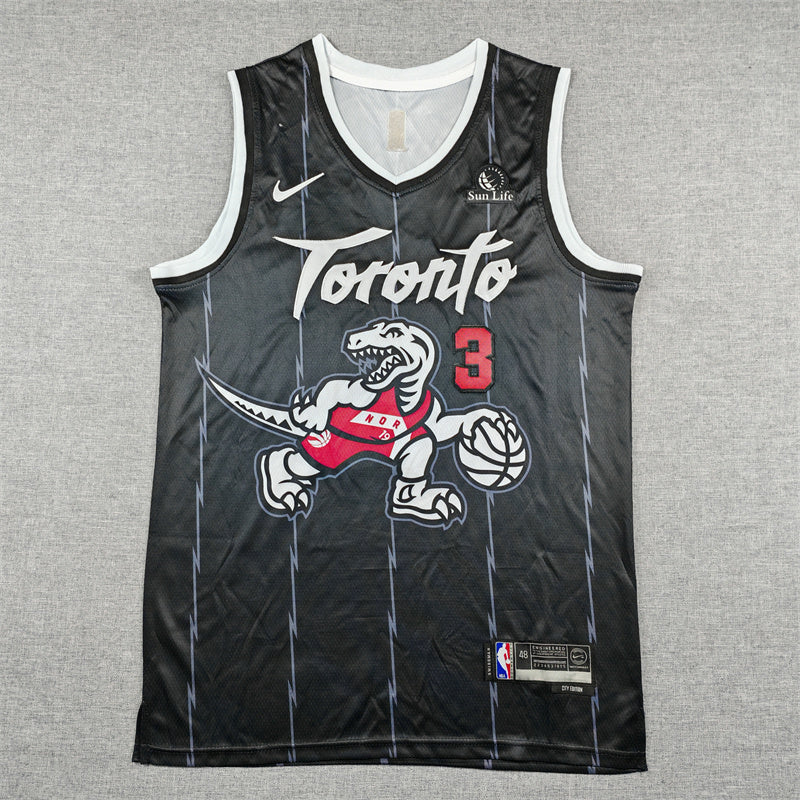 Men's Toronto Raptors Brandon Ingram Black 2025/26 Swingman Jersey - City Edition