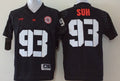 Men's Nebraska Huskers Ndamukong Suhl Black Player Game Jersey