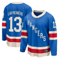 Men's New York Rangers Alexis Lafreniere Fanatics Blue Centennial Breakaway Jersey