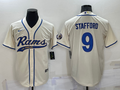 Men's Los Angeles Rams Matthew Stafford Bone Game Jersey Joint Edition