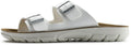 Birkenstock Arizona 0520781 White Synthetic Leather Slide Sandals