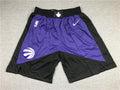 Men's Toronto Raptors Black/Purple Basketball Shorts 2021 New Style