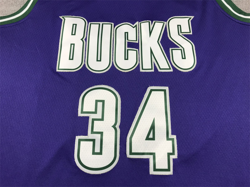 Men's Milwaukee Bucks Giannis Antetokounmpo Purple 2022/23 Swingman Jersey - Classic Edition