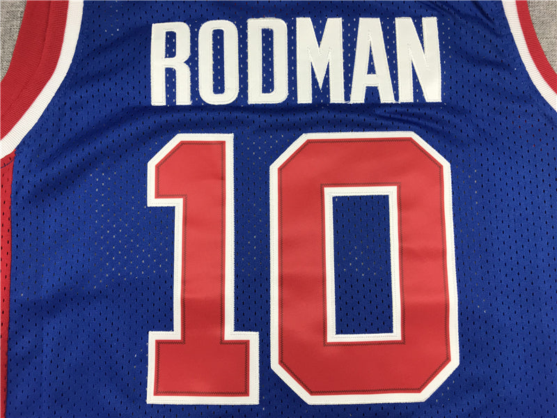 Men's Detroit Pistons Dennis Rodman 1988-89 Hardwood Classics Swingman Jersey
