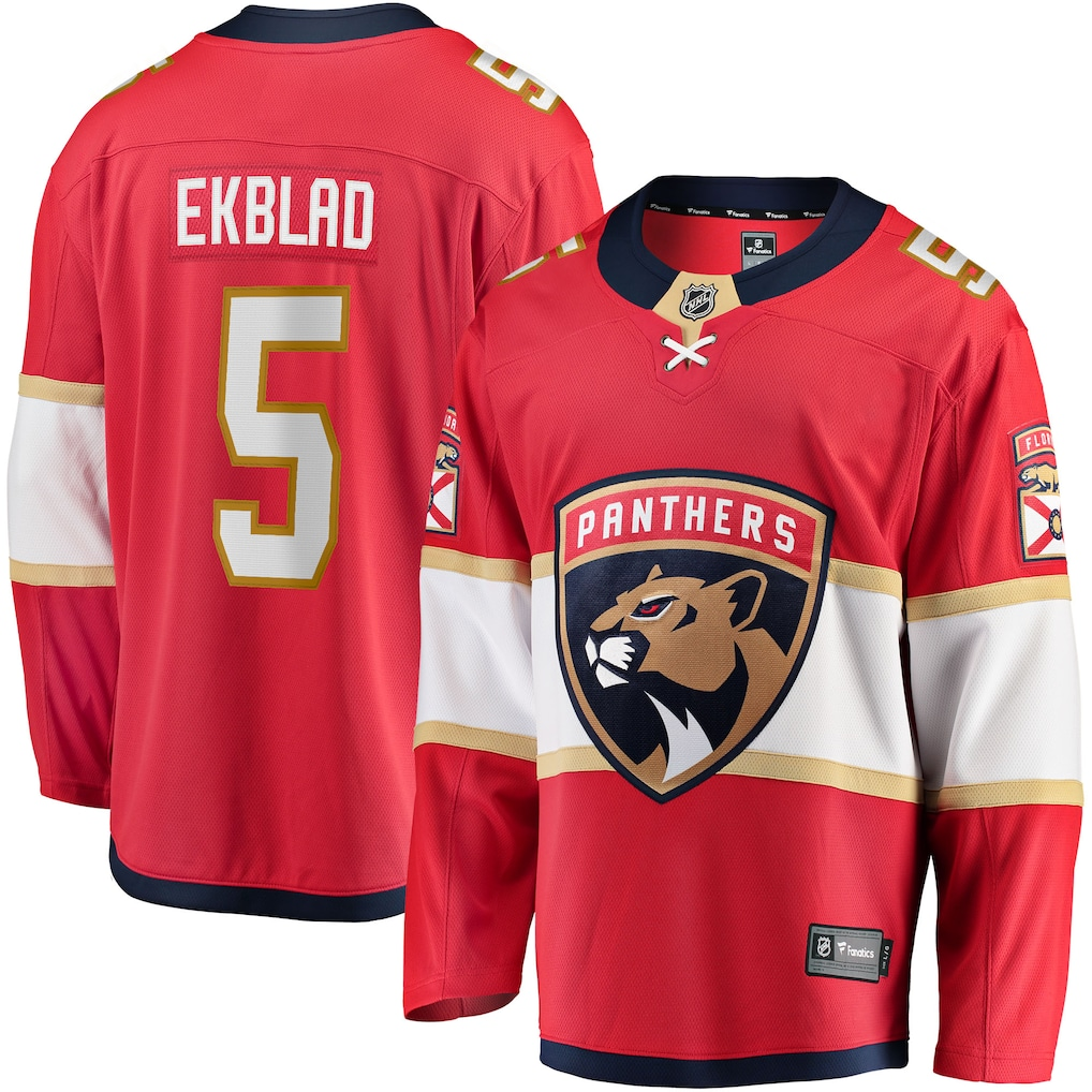 Men's Florida Panthers Aaron Ekblad Fanatics Red Home Team Player Jersey