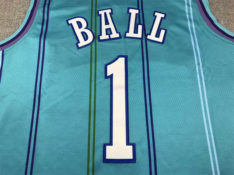 Men's Charlotte Hornets LaMelo Ball Teal 2023/24 Swingman Replica Jersey - Classic Edition