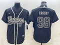Men's Las Vegas Raiders Maxx Crosby Black RFLCTV Limited Jersey Joint Edition