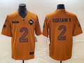 Men's Denver Broncos Patrick Surtain II Brown 2023 Salute To Service Limited Jersey