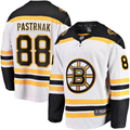 Men's Boston Bruins David Pastrnak Fanatics White Jersey