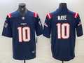 Men's New England Patriots Drake Maye Navy Player Game Jersey