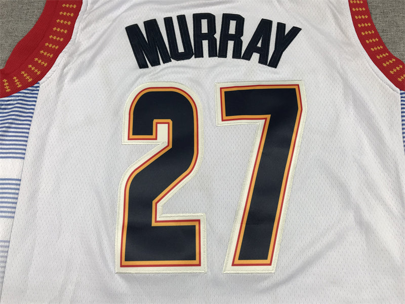 Men's Denver Nuggets Jamal Murray Silver 2022/23 Swingman Jersey - City Edition