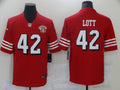 Men's San Francisco 49ers Ronnie Lott Red 75th Anniversary Game Jersey