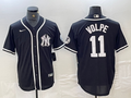 Men's New York Yankees Anthony Volpe Black Limited Jersey