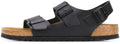 Birkenstock Arizona Soft CMFT Thick Sole Double Buckle 0034193 Black Sandals