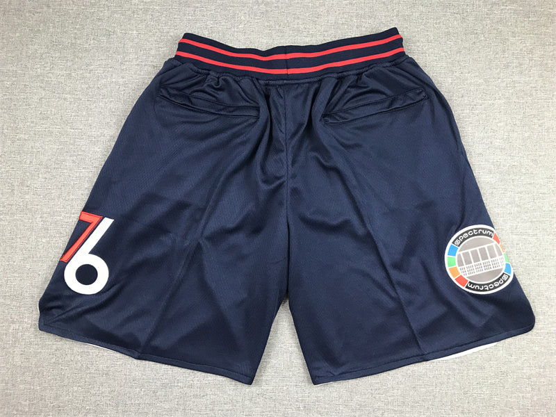 Men's Philadelphia 76ers Navy City Edition Basketball Shorts