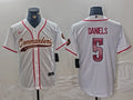 Men's Washington Commanders Jayden Daniels White Game Jersey