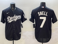 Men's Los Angeles Dodgers Blake Snell Black Replica Player Jersey