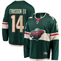 Men's Minnesota Wild Joel Eriksson Ek Fanatics Green Breakaway Jersey