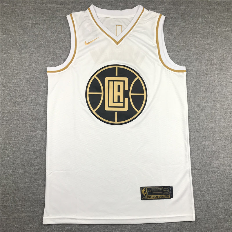 Men's LA Clippers Kawhi Leonard White Swingman Player Jersey