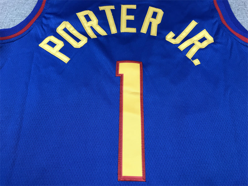 Men's Denver Nuggets Michael Porter Jr. Blue 2022/23 Swingman Jersey - Statement Edition