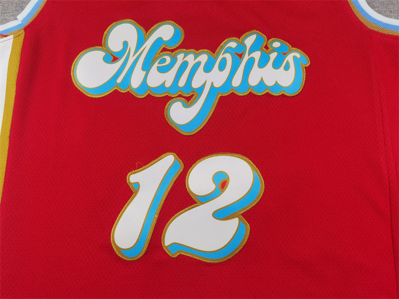 Men's Memphis Grizzlies Ja Morant Red 2024/25 Swingman Player Jersey - City Edition